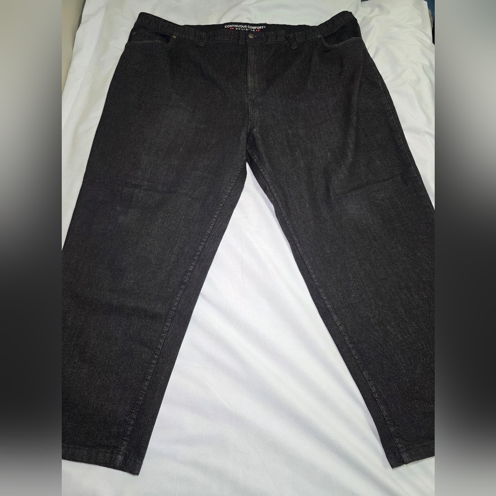 HB Continuous Comfort Waistband Denim Jeans- Men's Big & Tall Size 52x30
